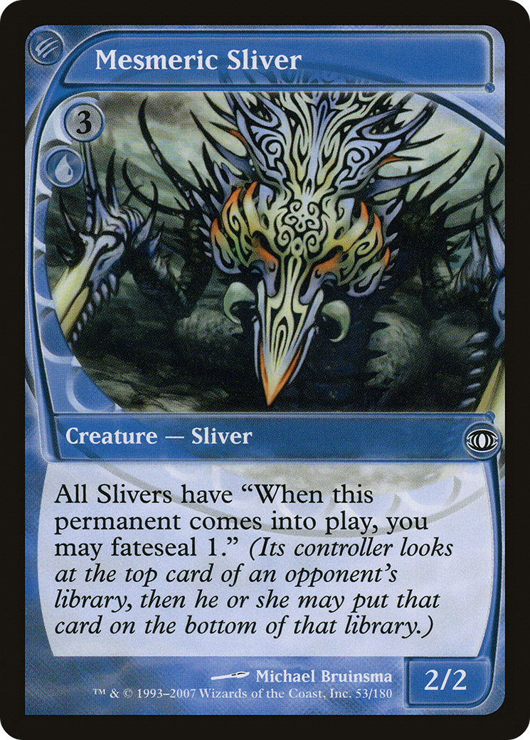 Mesmeric Sliver (FUT-053) [Future Sight] Foil