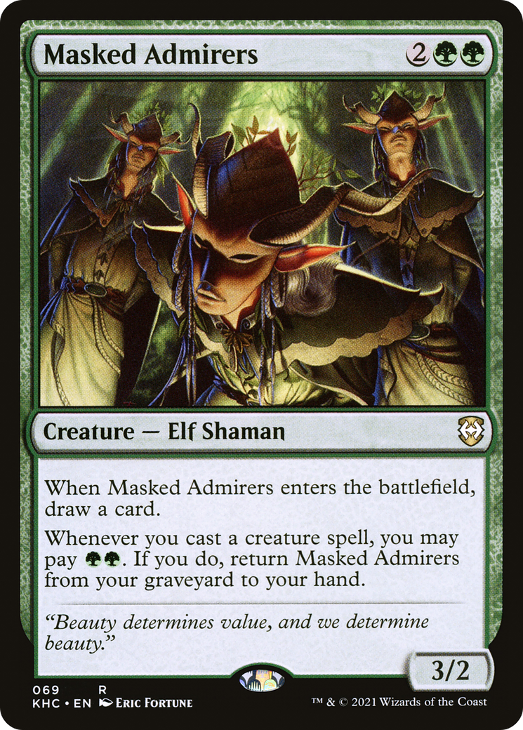 Masked Admirers (KHC-069) [Kaldheim Commander]