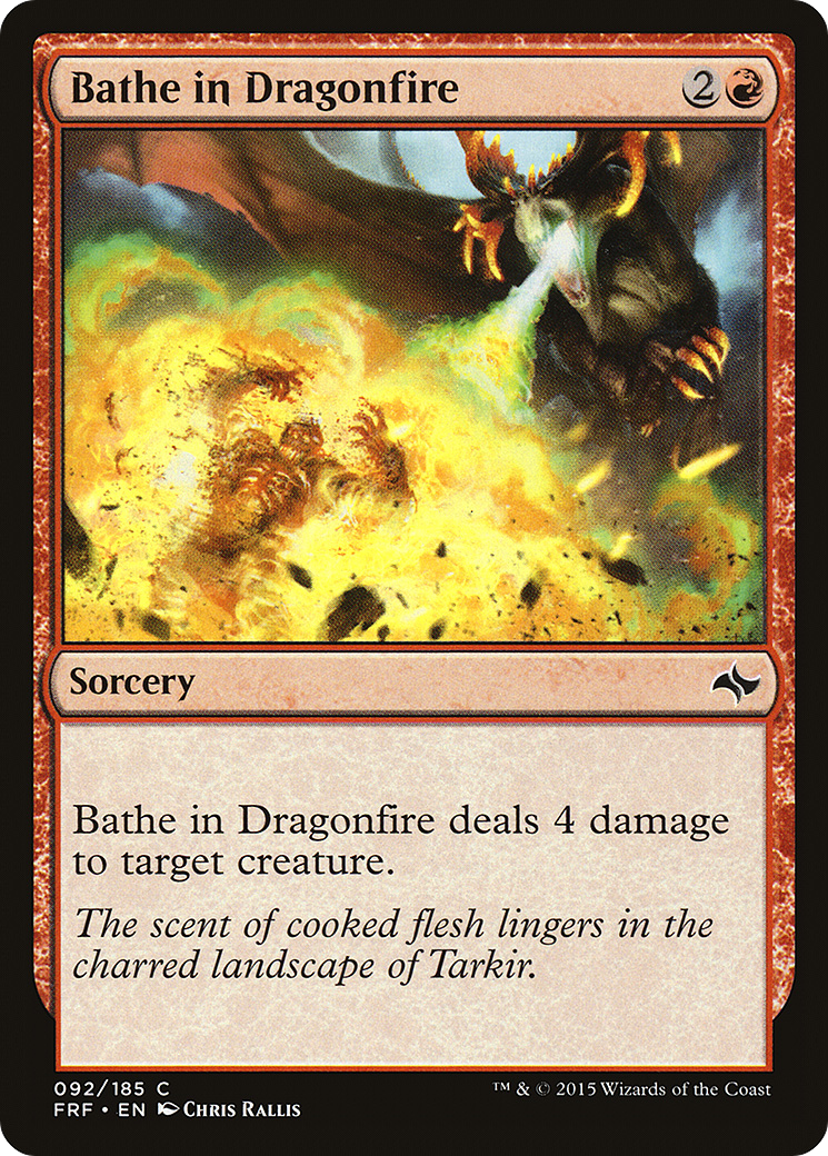 Bathe in Dragonfire (FRF-092) [Fate Reforged] Foil