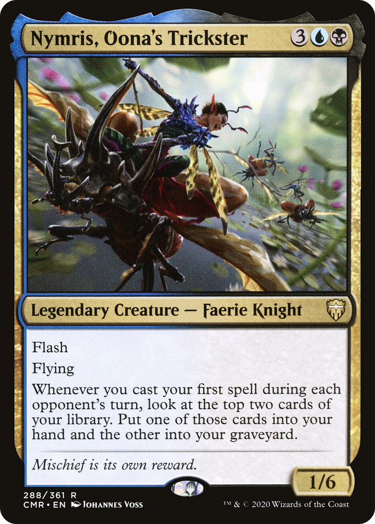 Nymris, Oona's Trickster (CMR-288) [Commander Legends] Foil