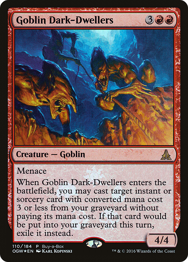 Goblin Dark-Dwellers (BABP-110) [Oath of the Gatewatch Promos] Foil