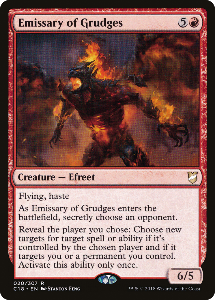 Emissary of Grudges (C18-020) [Commander 2018]