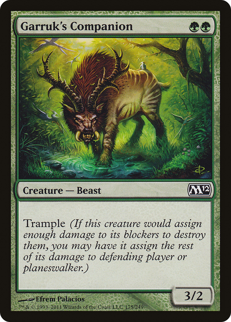 Garruk's Companion (M12-175) [Magic 2012]