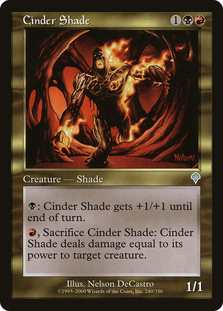 Cinder Shade (INV-240) [Invasion] Foil