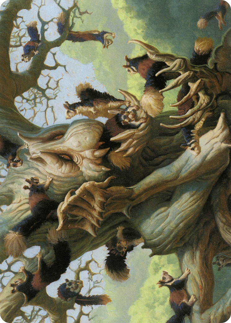Scurry Oak // Scurry Oak (AMH2-040) (Borderless) [Modern Horizons 2 Art Series] Foil