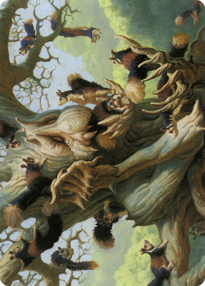 Scurry Oak // Scurry Oak (AMH2-040) (Borderless) [Modern Horizons 2 Art Series] Foil