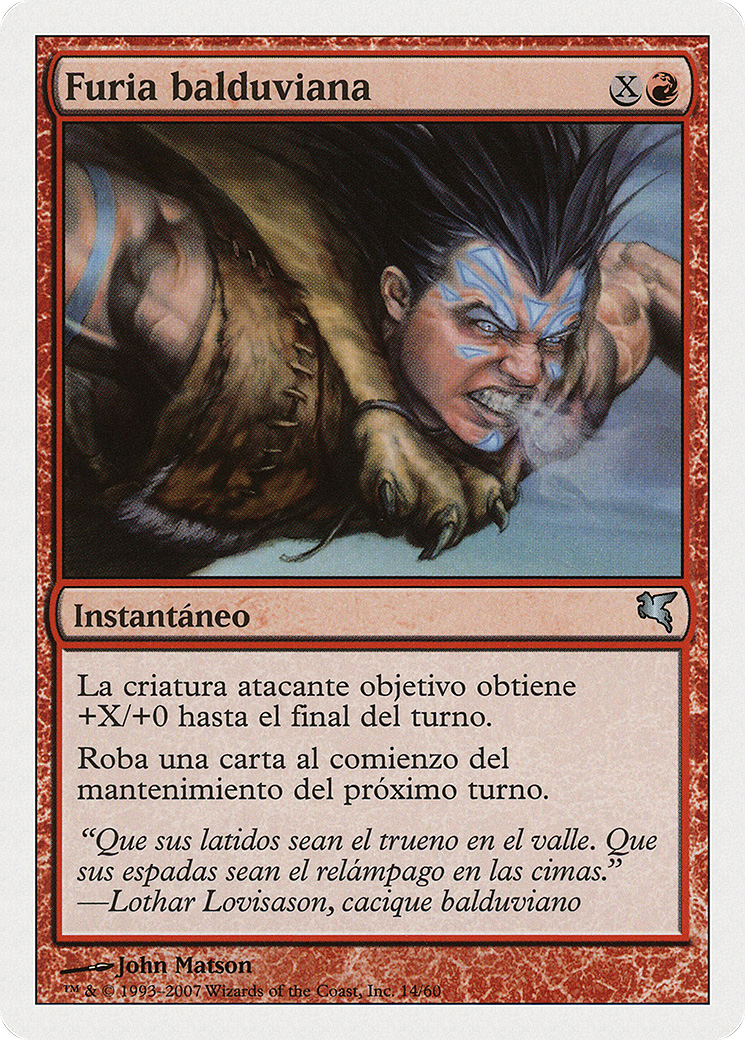 Balduvian Rage (Spanish) - "Furia balduviana" (PSAL-I14) [Salvat 2005]