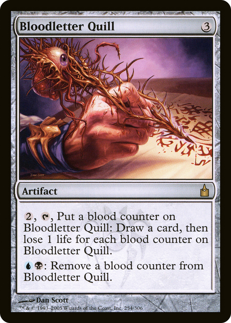 Bloodletter Quill (RAV-254) [Ravnica: City of Guilds]
