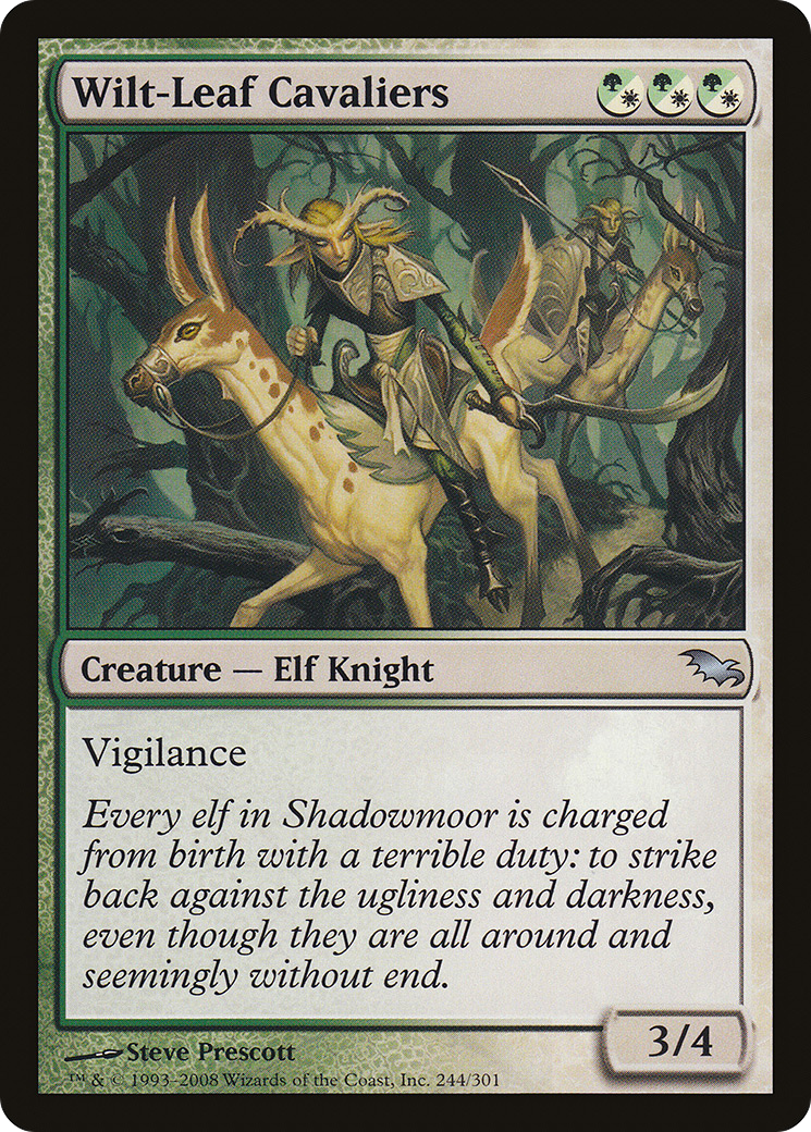 Wilt-Leaf Cavaliers (SHM-244) [Shadowmoor]