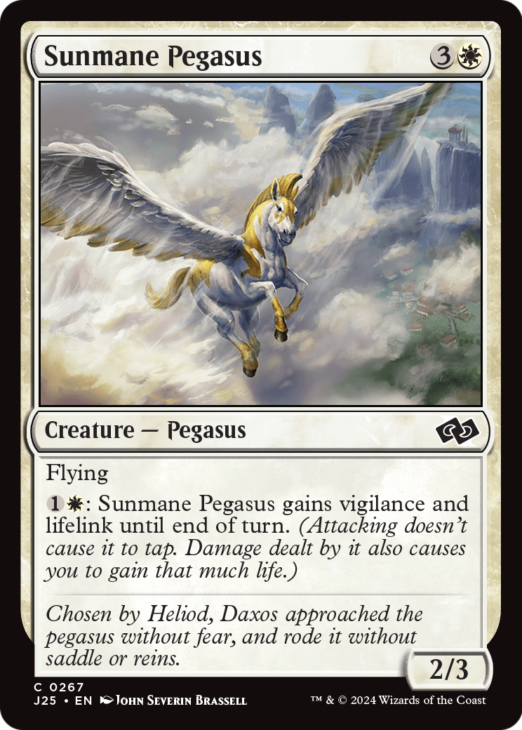 Sunmane Pegasus (J25-267) [Foundations Jumpstart]