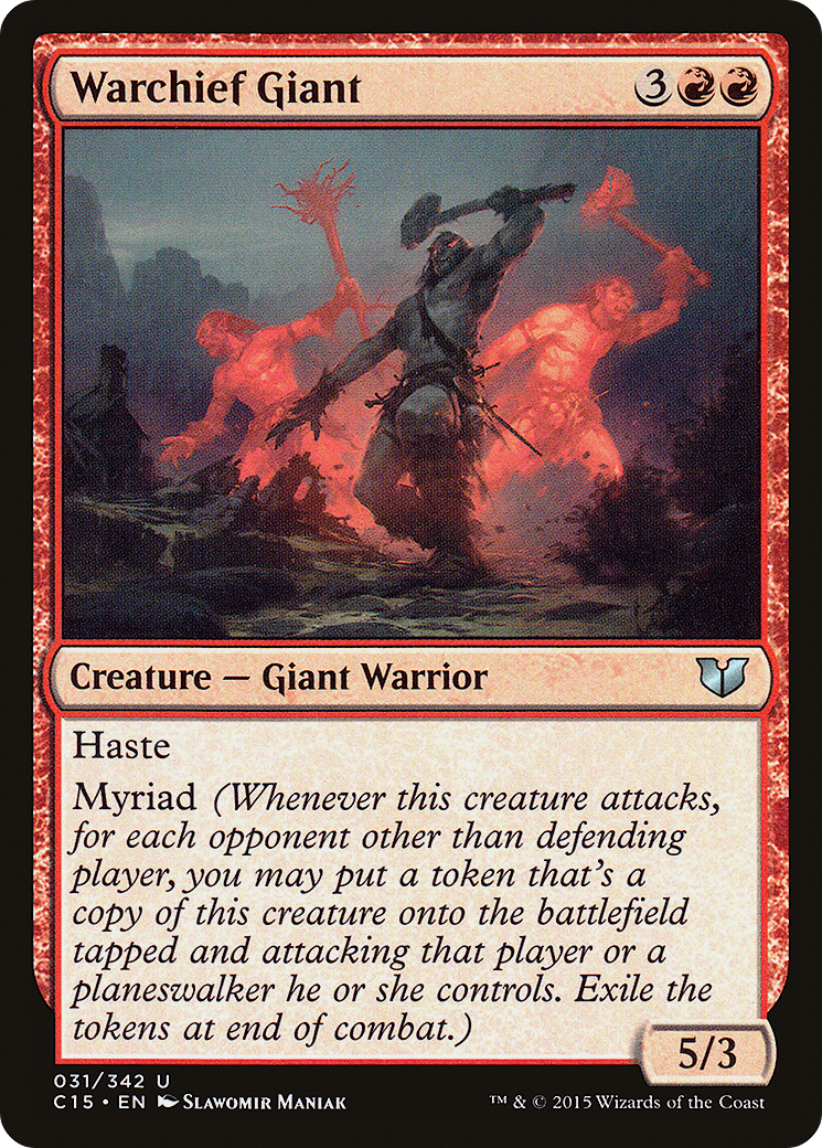 Warchief Giant (C15-031) [Commander 2015]