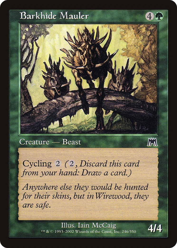 Barkhide Mauler (ONS-246) [Onslaught] Foil