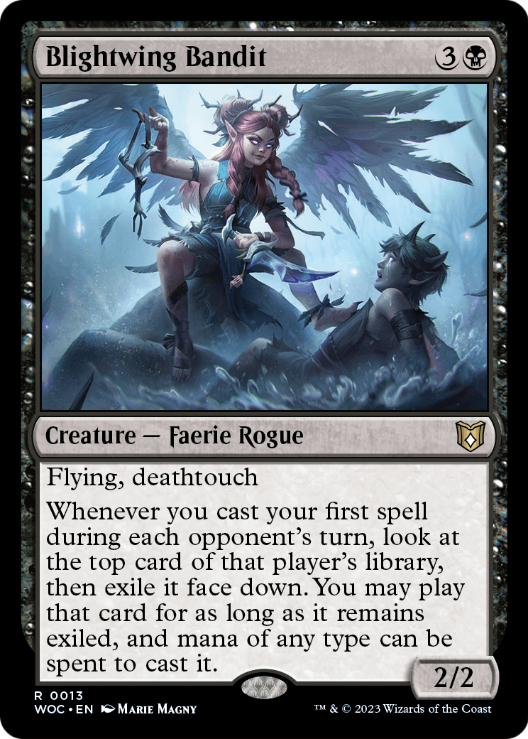 Blightwing Bandit (WOC-013) [Wilds of Eldraine Commander]