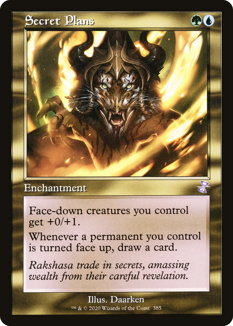 Secret Plans (TSR-385) [Time Spiral Remastered] Foil