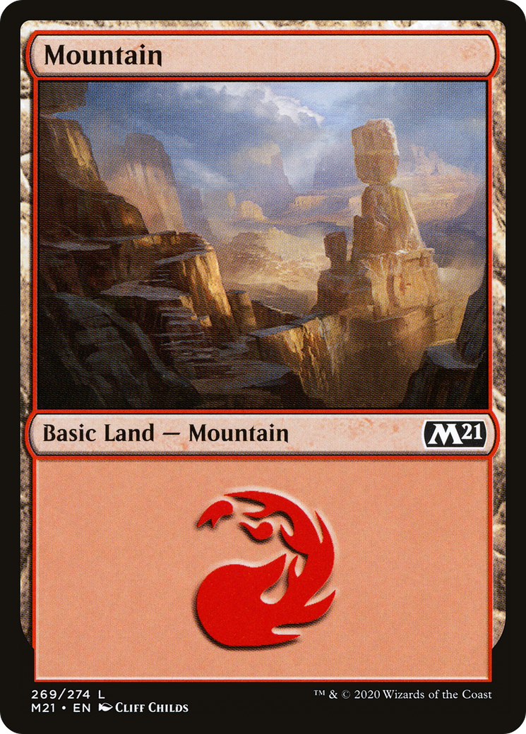 Mountain (M21-269) [Core Set 2021] Foil