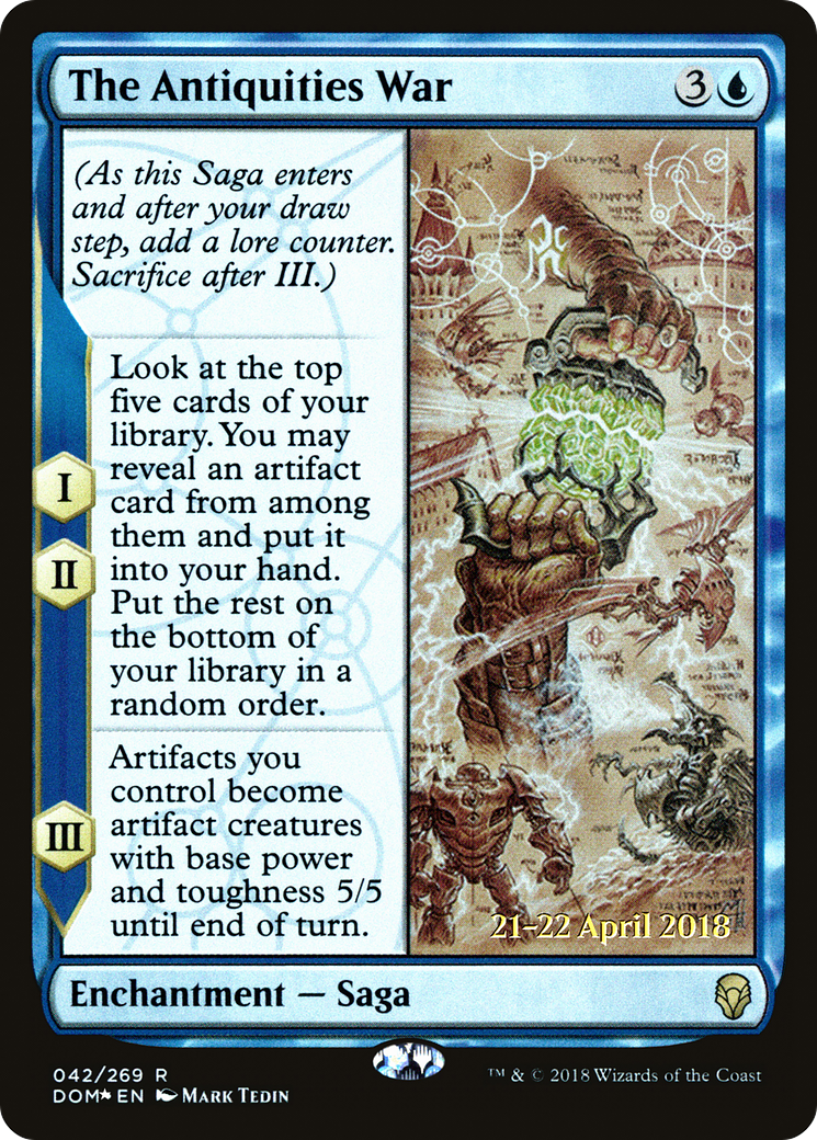 The Antiquities War (PRE-42S) [Dominaria Promos] Foil