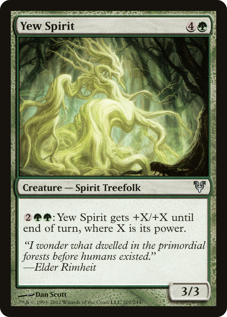 Yew Spirit (AVR-207) [Avacyn Restored]