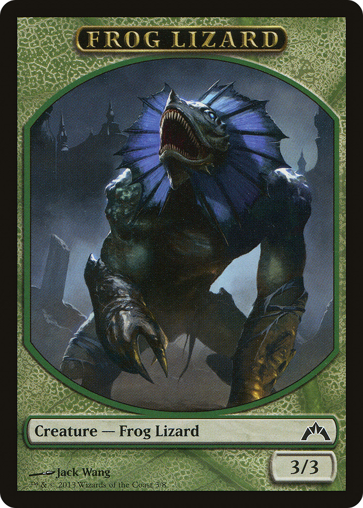 Frog Lizard Token (GTC-003) [Gatecrash Tokens]