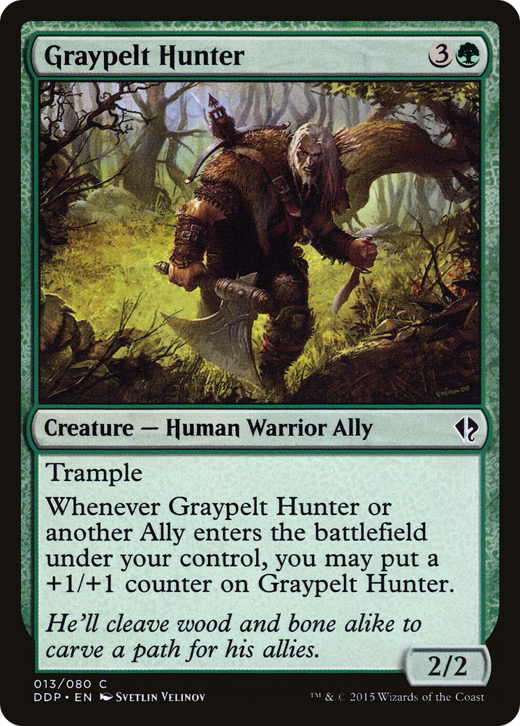 Graypelt Hunter (DDP-013) [Duel Decks: Zendikar vs. Eldrazi]