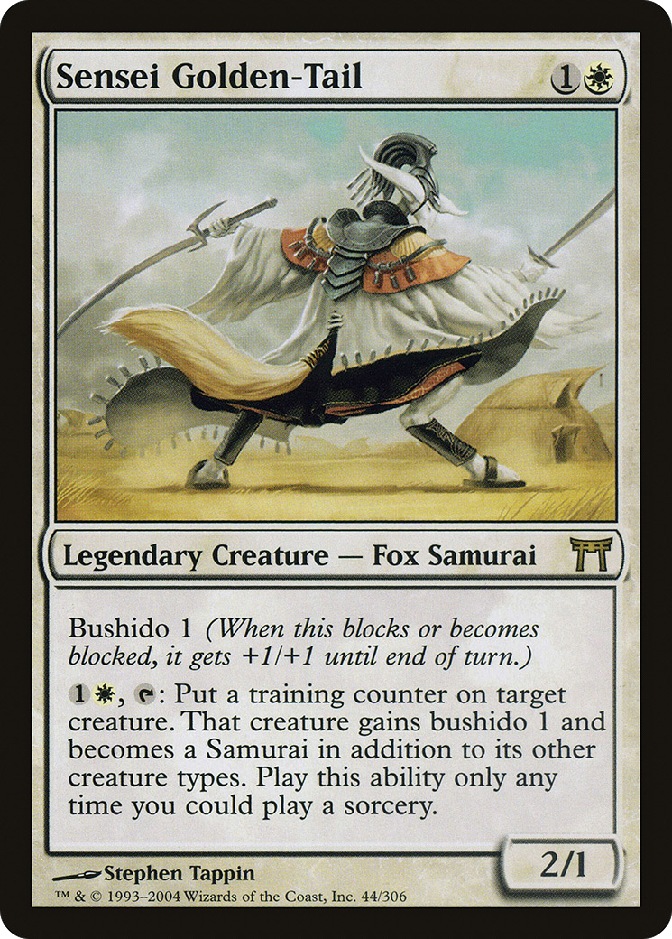 Sensei Golden-Tail (CHK-044) [Champions of Kamigawa] Foil