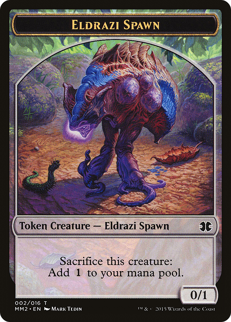 Eldrazi Spawn Token (MM2-002) [Modern Masters 2015 Tokens]