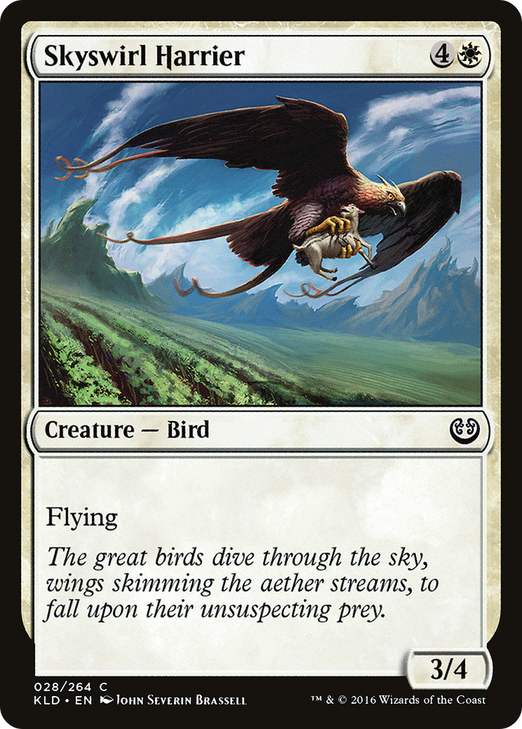 Skyswirl Harrier (KLD-028) [Kaladesh] Foil