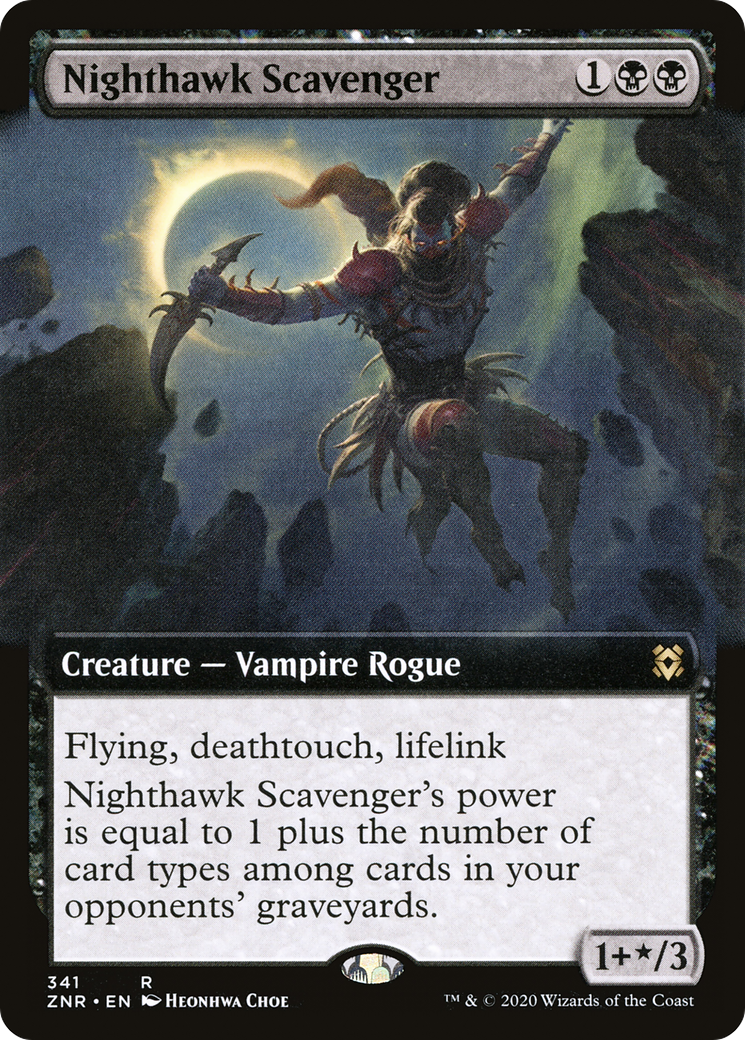 Nighthawk Scavenger (Extended Art) (ZNR-341) [Zendikar Rising]