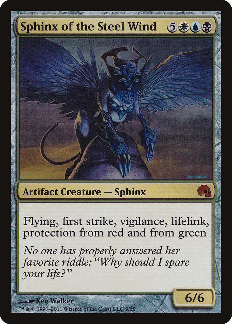 Sphinx of the Steel Wind (GRV-009) [Premium Deck Series: Graveborn] Foil