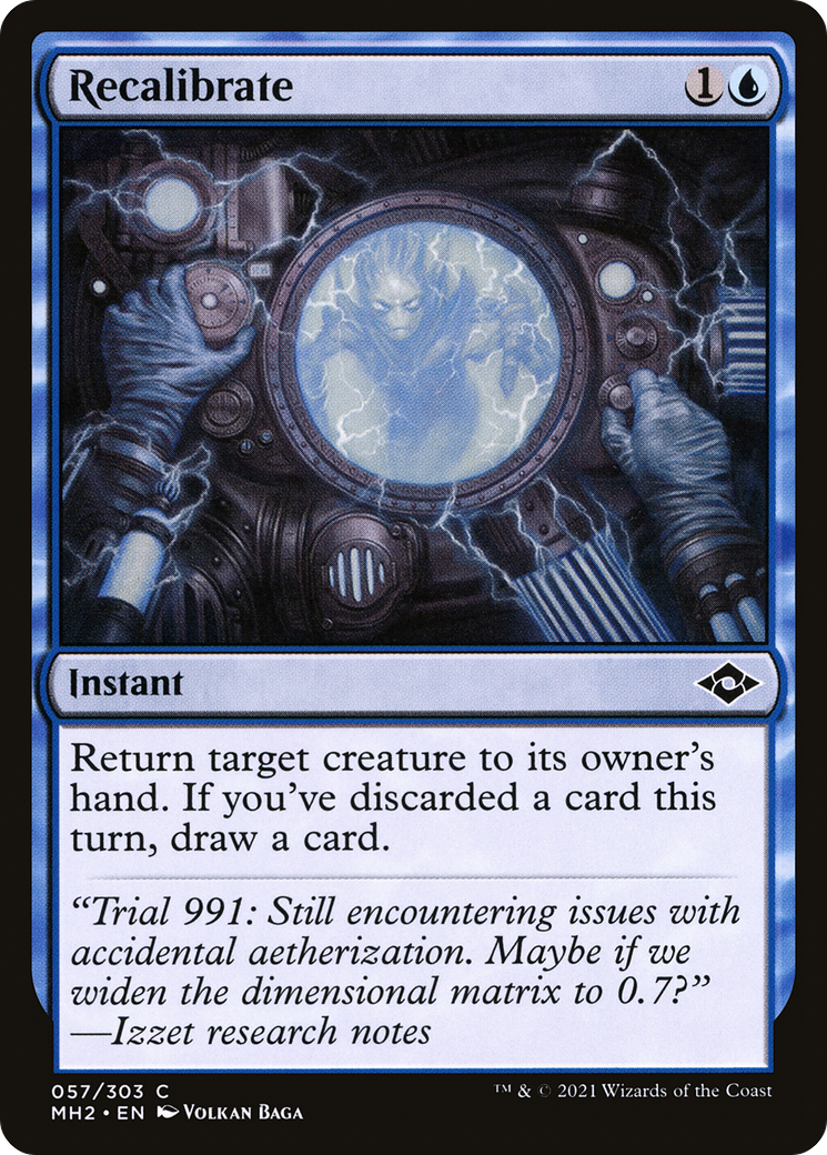 Recalibrate (MH2-057) [Modern Horizons 2] Foil