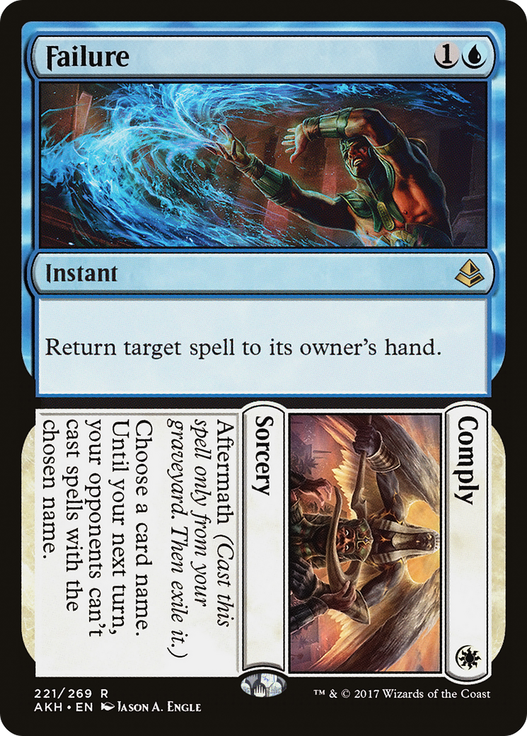 Failure // Comply (AKH-221) [Amonkhet] Foil