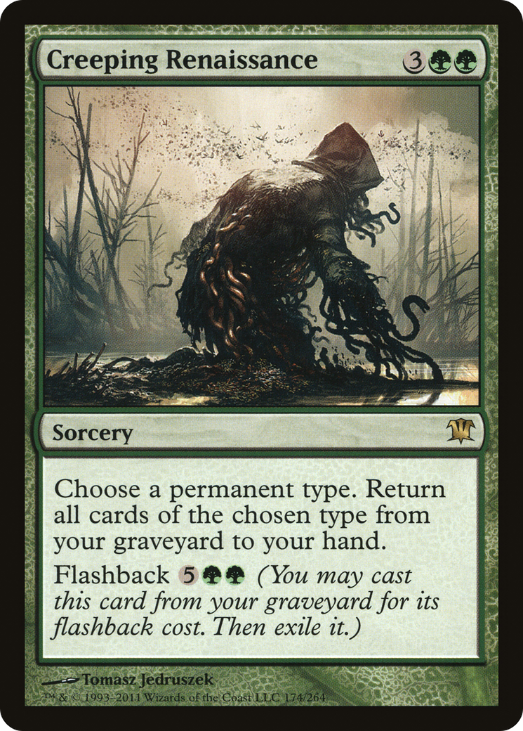 Creeping Renaissance (ISD-174) [Innistrad] Foil