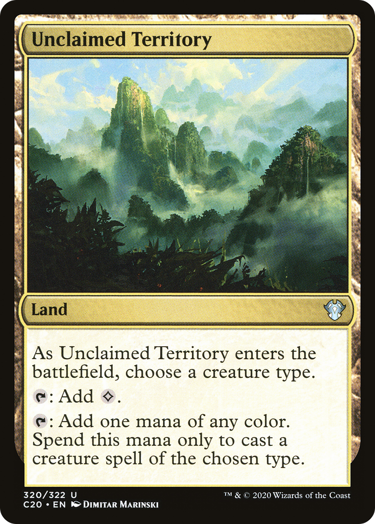 Unclaimed Territory (C20-320) [Commander 2020]