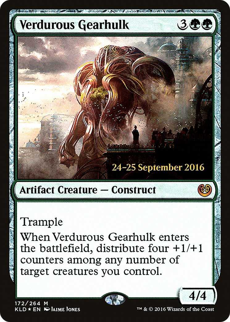 Verdurous Gearhulk (PRE-172S) [Kaladesh Promos] Foil