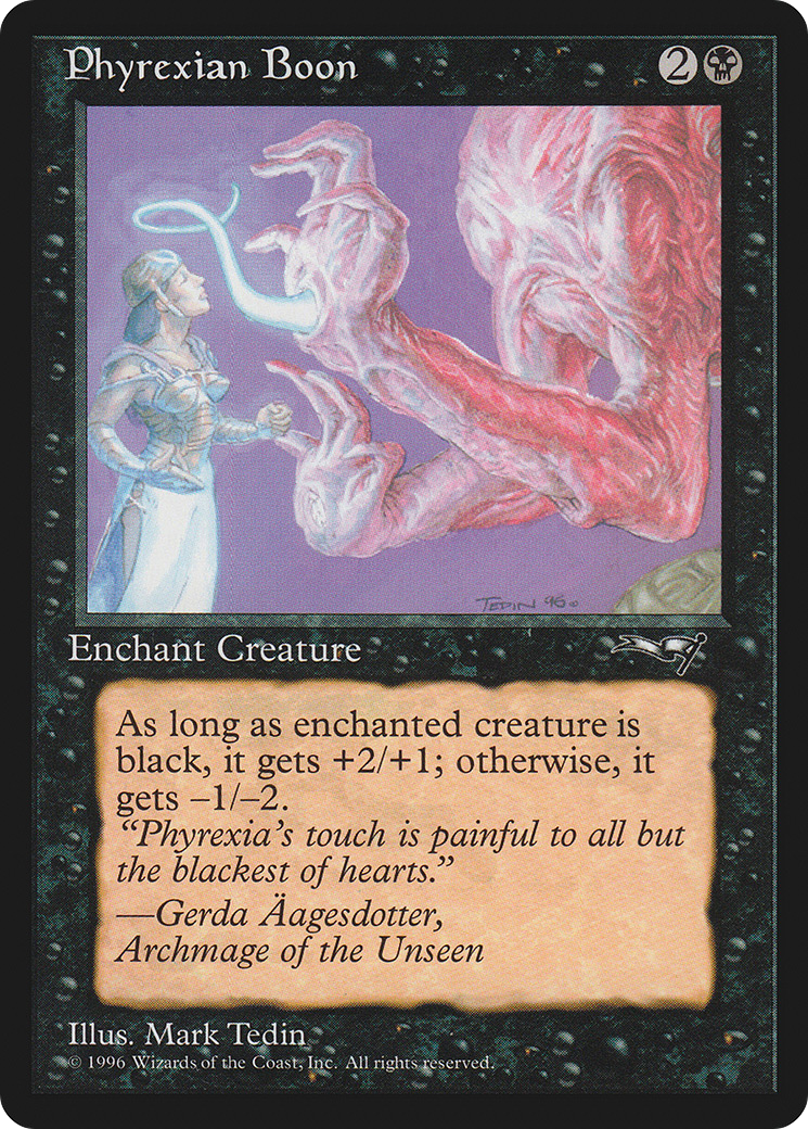 Phyrexian Boon (ALL-023) [Alliances]