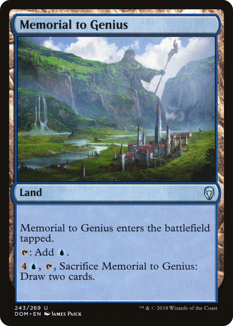 Memorial to Genius (DOM-243) [Dominaria]