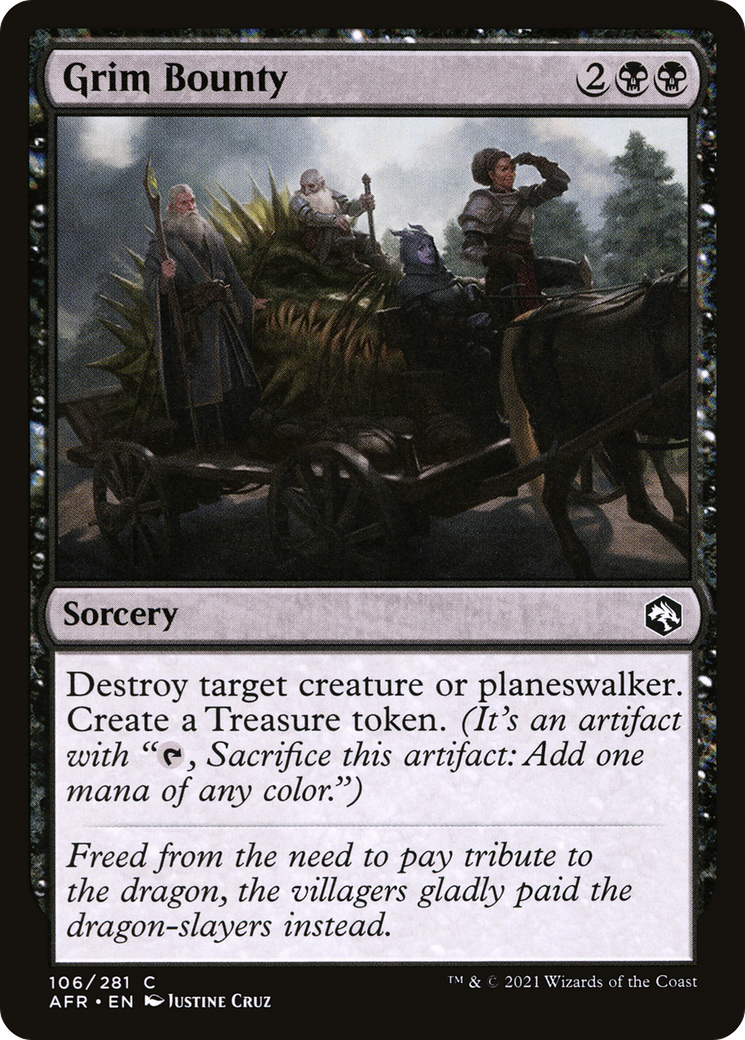 Grim Bounty (AFR-106) [Adventures in the Forgotten Realms] Foil