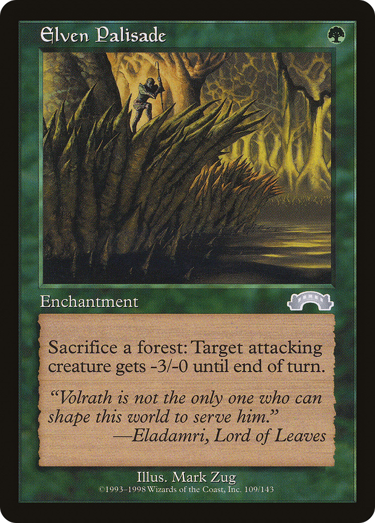 Elven Palisade (EXO-109) [Exodus]