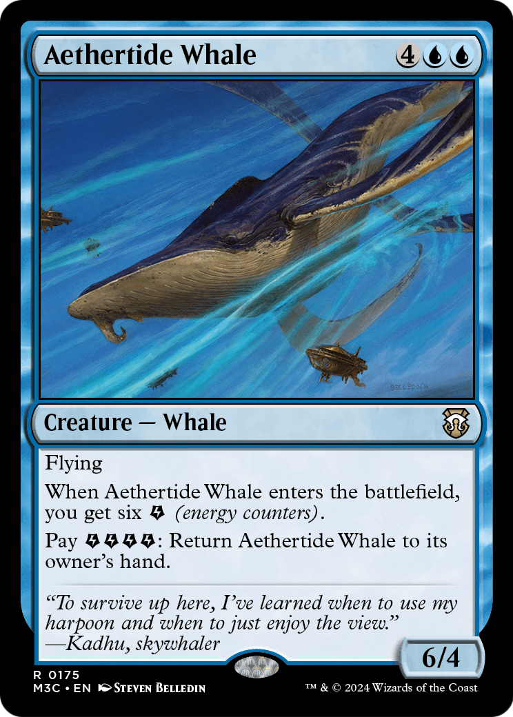 Aethertide Whale (M3C-175) [Modern Horizons 3 Commander]