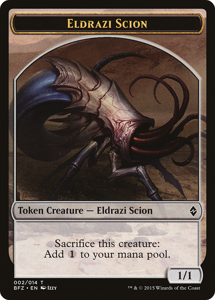 Eldrazi Scion Token (BFZ-002) [Battle for Zendikar Tokens]