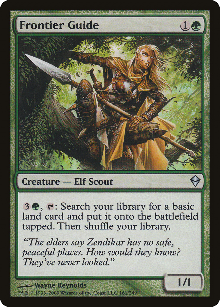 Frontier Guide (ZEN-161) [Zendikar] Foil