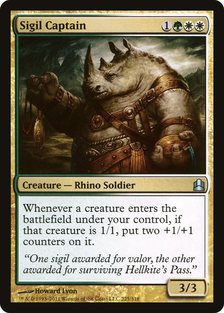 Sigil Captain (CMD-225) [Commander 2011]
