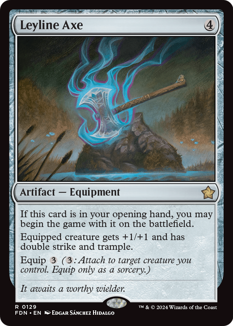 Leyline Axe (FDN-129) [Foundations]