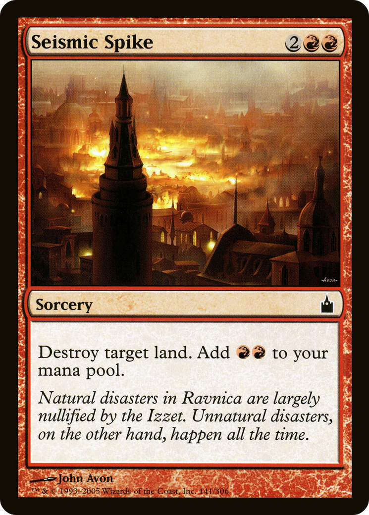 Seismic Spike (RAV-141) [Ravnica: City of Guilds]