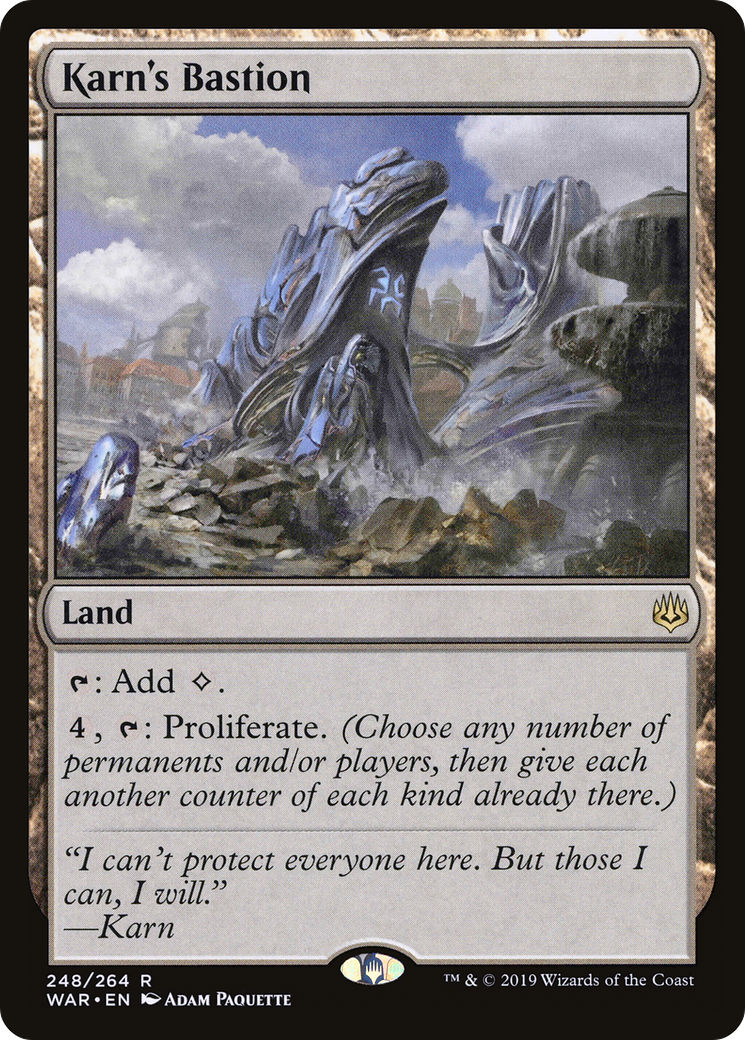 Karn's Bastion (WAR-248) [War of the Spark] Foil