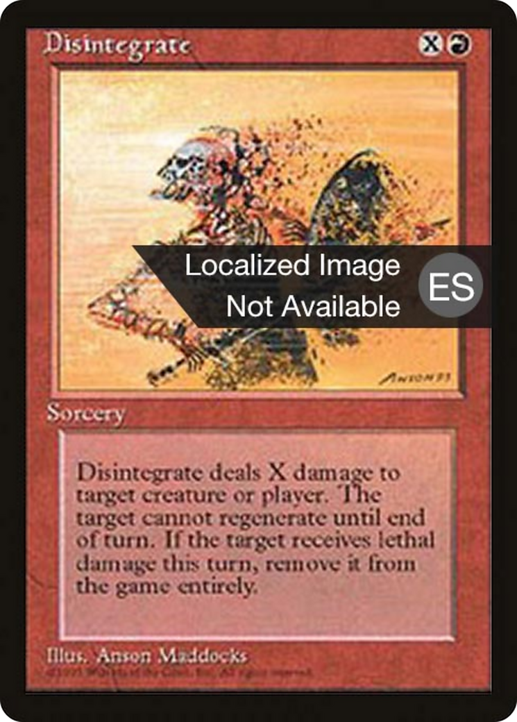Disintegrate (4BB-203) [Fourth Edition Foreign Black Border]