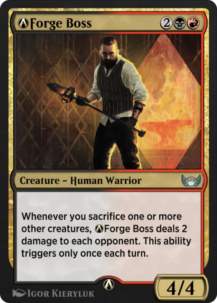 A-Forge Boss (SNC-A-189) [Streets of New Capenna]
