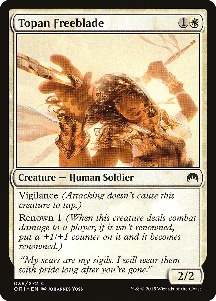 Topan Freeblade (ORI-036) [Magic Origins]