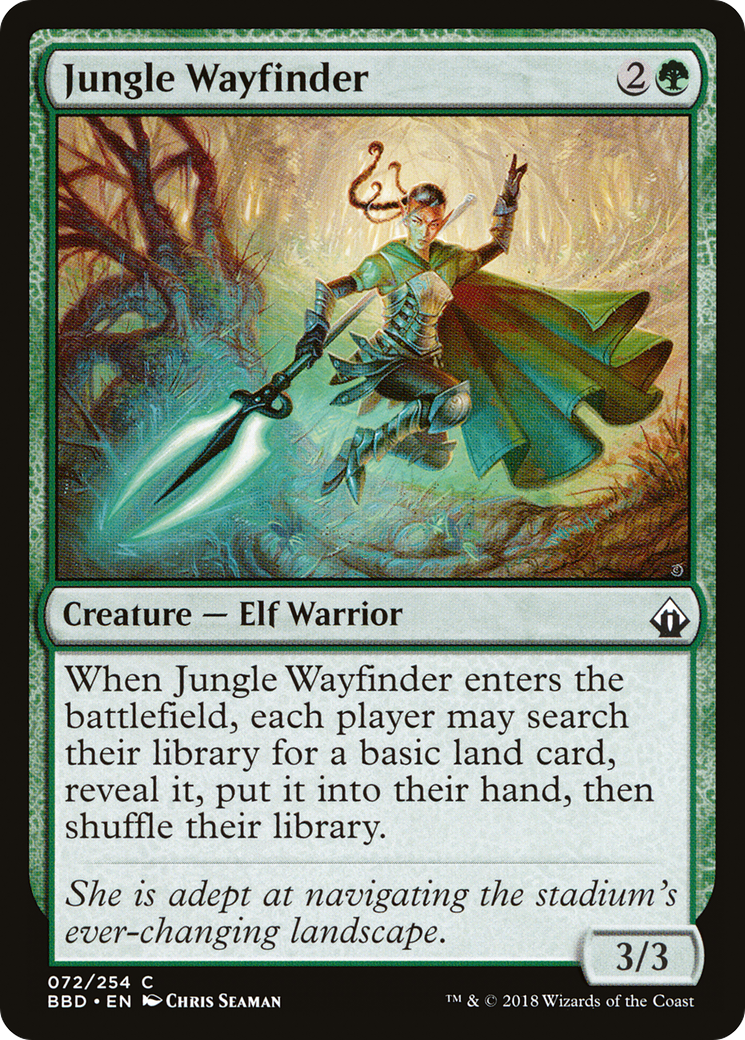 Jungle Wayfinder (BBD-072) [Battlebond] Foil