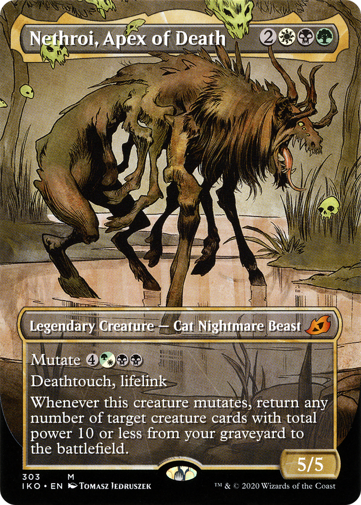 Nethroi, Apex of Death (Showcase) (IKO-303) (Borderless) [Ikoria: Lair of Behemoths]