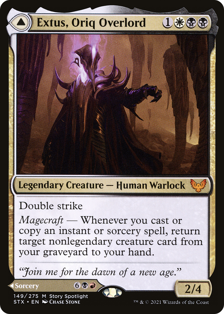 Extus, Oriq Overlord (STX-149) [Strixhaven: School of Mages]